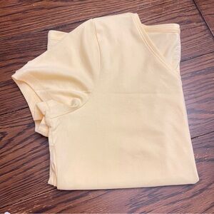 L.L. Bean Yellow 100% Supima Cotton Shirt